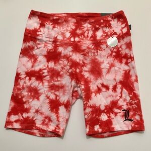NWT PINK Victoria’s Secret Louisville Tie Dye Bike Shorts, 5th & Ocean Yoga XS